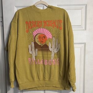 Billabong Desert Nights Mustard Sweatshirt